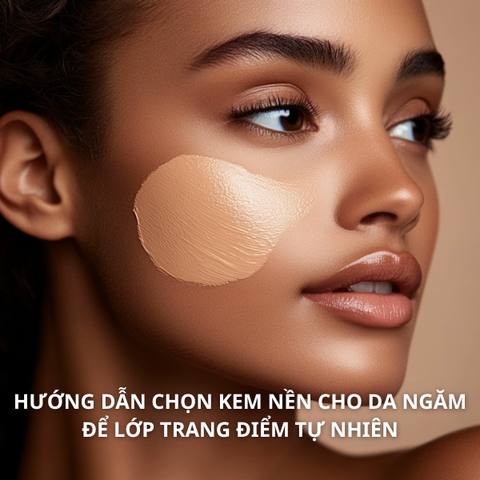 HƯỚNG DẪN CHỌN KEM NỀN CHO DA NGĂM ĐỂ LỚP TRANG ĐIỂM TỰ NHIÊN
