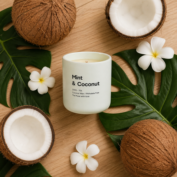 Sáp Dừa Bản Địa - Nguyên Liệu Thuần Việt Nam Trong Từng Ngọn Nến The Muse Candle
