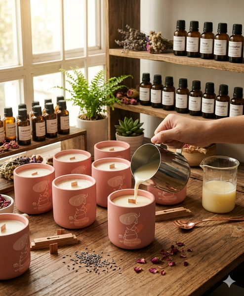HÀNH TRÌNH LÀM MỘT NGỌN NẾN HANDMADE TẠI THE MUSE CANDLE VŨNG TÀU