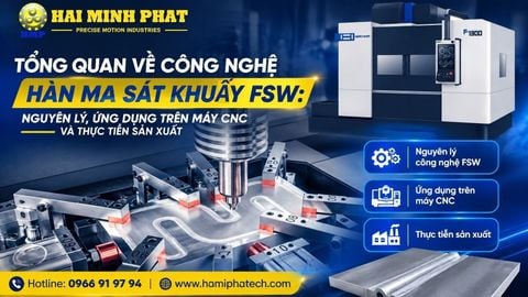 TỔNG QUAN VỀ CÔNG NGHỆ HÀN MA SÁT KHUẤY FSW: NGUYÊN LÝ, ỨNG DỤNG TRÊN MÁY CNC VÀ THỰC TIỄN SẢN XUẤT