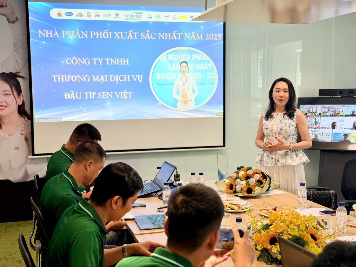 Cột mốc mới của Sen Việt: Nhà Phân Phối Xuất Sắc Nhất 2025