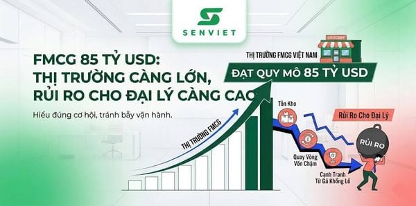 FMCG 85 TỶ USD – THỊ TRƯỜNG CÀNG LỚN, RỦI RO CHO ĐẠI LÝ CÀNG CAO