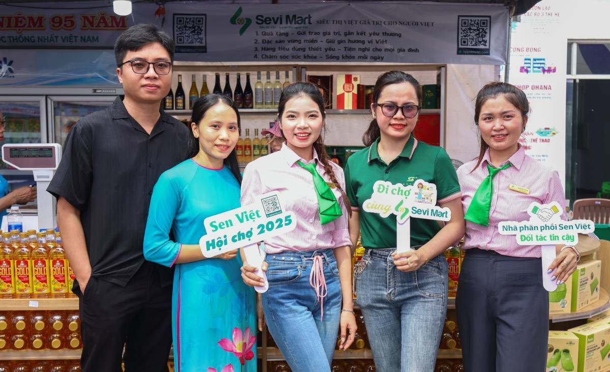 Hội chợ 2025 – Tân Sơn Nhất: Kết nối và lan tỏa giá trị sản phẩm Sen Việt
