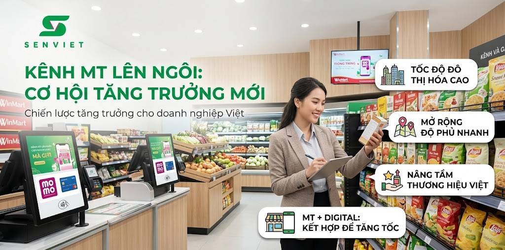Kênh MT lên ngôi: Cơ hội tăng trưởng mới cho doanh nghiệp Việt