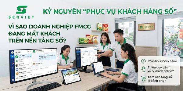 Kỷ nguyên “phục vụ khách hàng số”: Vì sao doanh nghiệp FMCG đang mất khách trên nền tảng số?