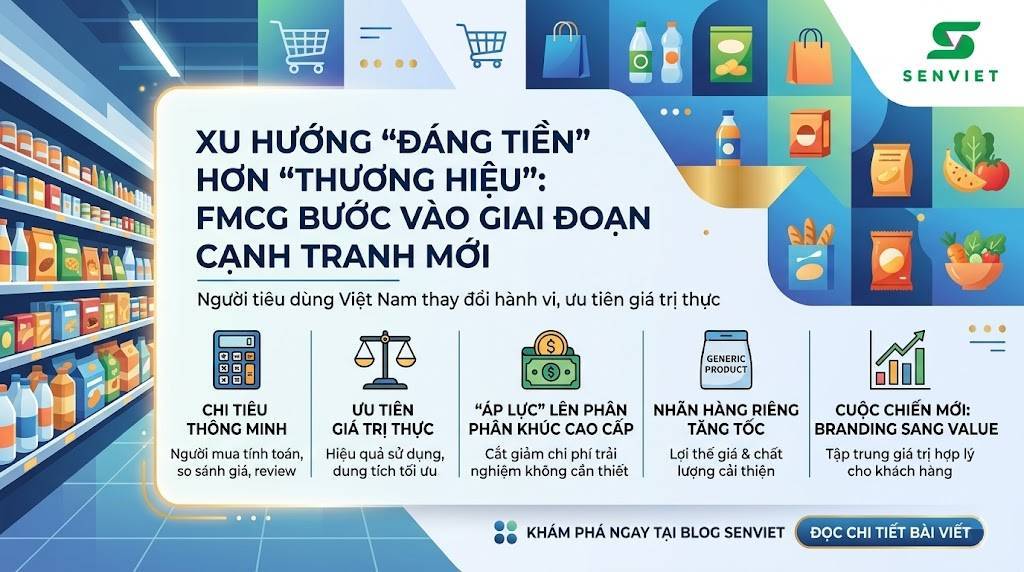 Người Việt ưu tiên “đáng tiền” hơn “thương hiệu”: FMCG bước vào giai đoạn cạnh tranh mới
