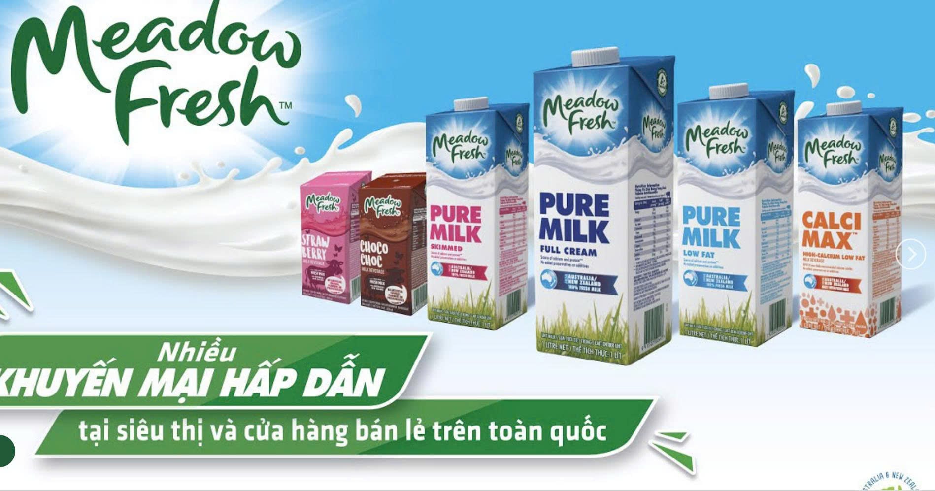 SỮA MEADOW FRESH - ÚC