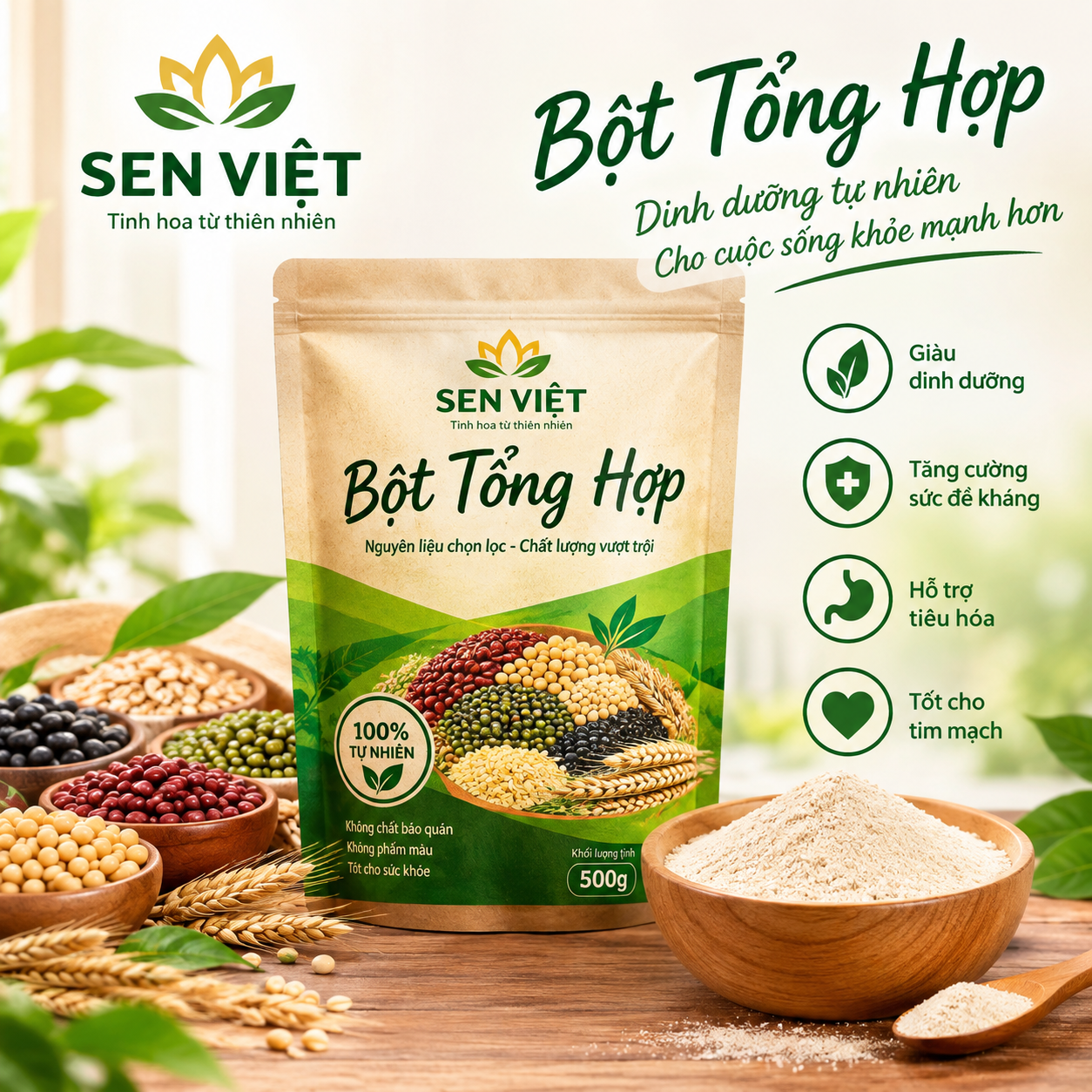BỘT TỔNG HỢP