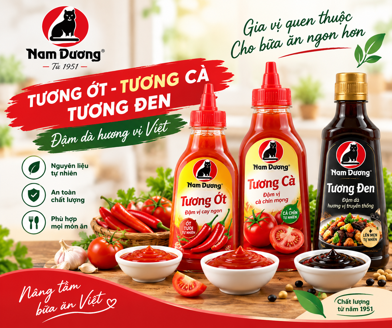 TƯƠNG ỚT - TƯƠNG CÀ - TƯƠNG ĐEN - TƯƠNG PHỞ