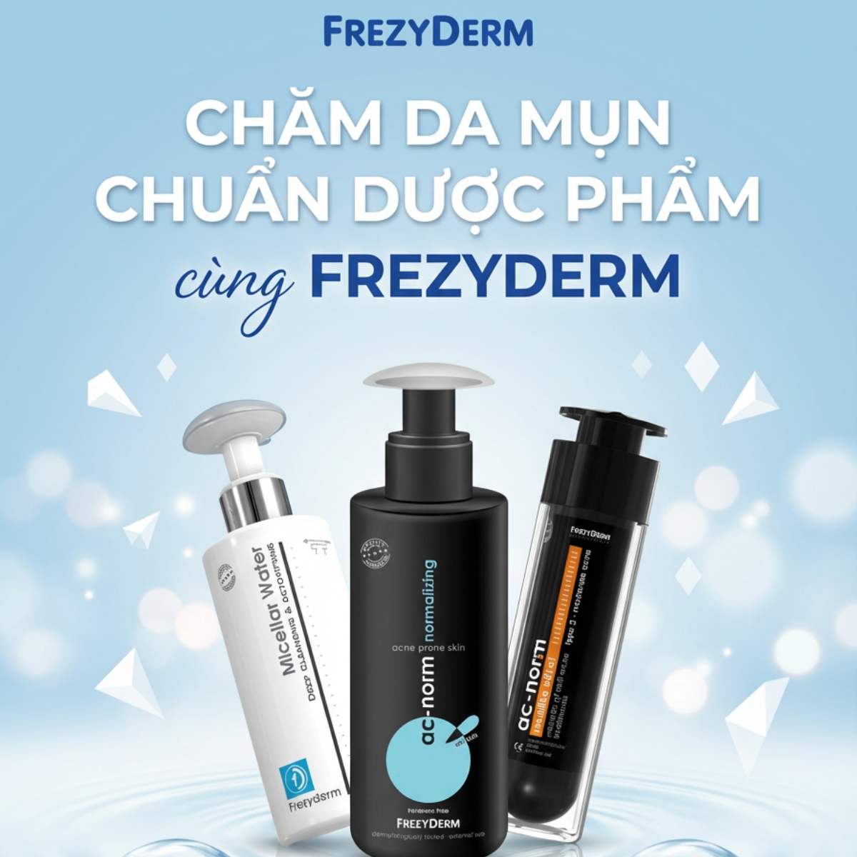 Vì sao điều trị mụn thất bại? Góc nhìn khoa học & giải pháp chuẩn dược phẩm từ Frezyderm