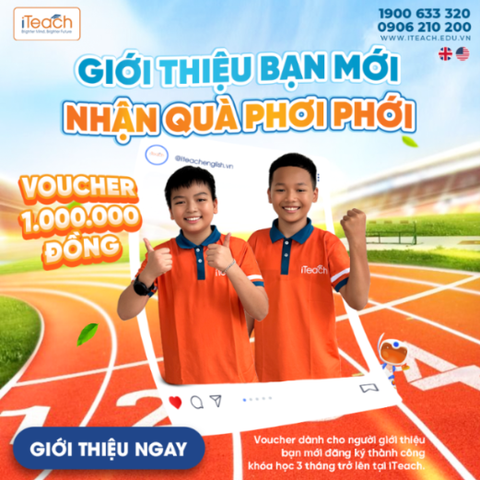Giới thiệu bạn mới, nhận quà phơi phới cùng iTeach