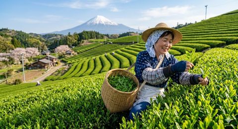 Matcha vụ xuân là gì? Bí mật phía sau mùa thu hoạch đắt giá nhất năm