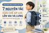 CÁCH ĐEO BALO ĐÚNG CHO TRẺ : 7 NGUYÊN TẮC BA MẸ CẦN BIẾT