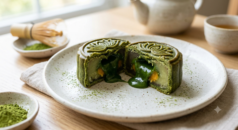 Bật Mí Cách Làm Bánh Trung Thu Nhân Matcha Lava Thơm Béo Tại Nhà