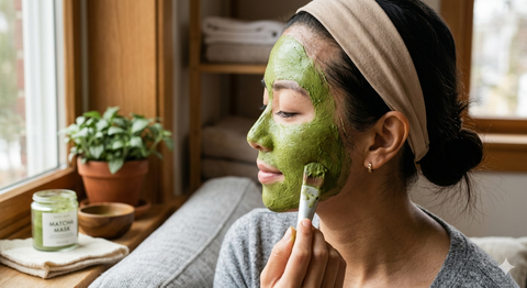 MẶT NẠ MATCHA: BÍ QUYẾT DƯỠNG DA SÁNG MỊN, GIẢM MỤN TỰ NHIÊN TẠI NHÀ
