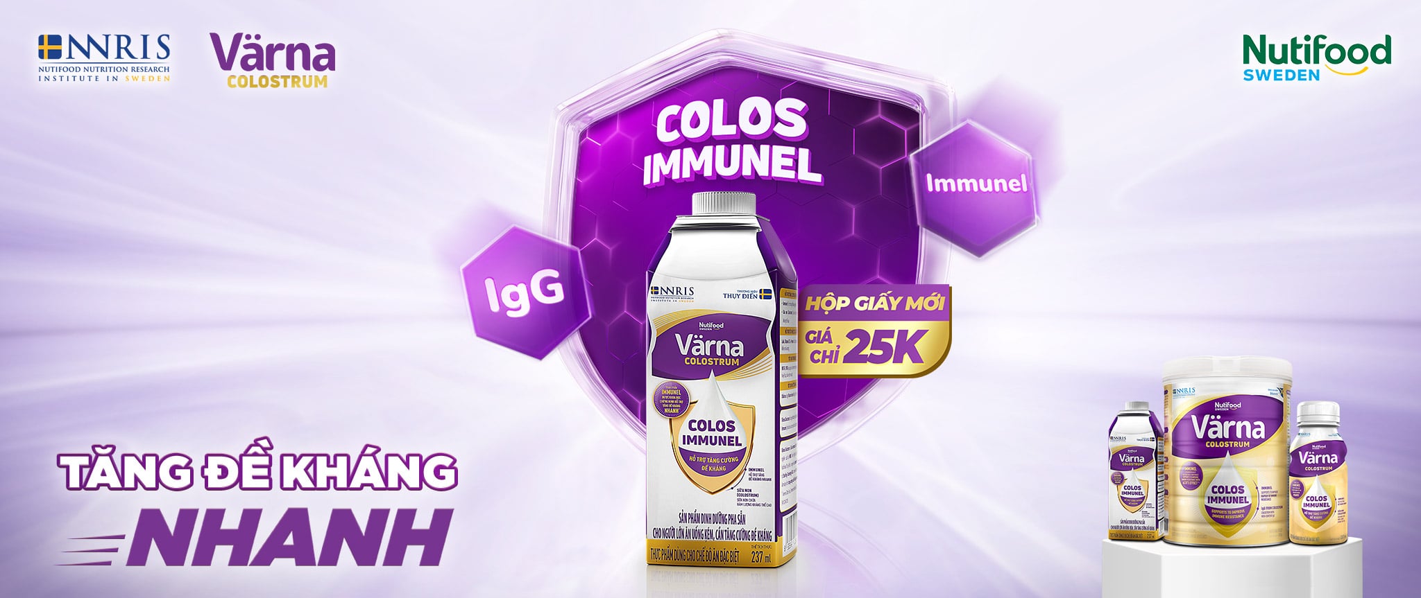 Sữa Bột Pha Sẵn Värna Colostrum