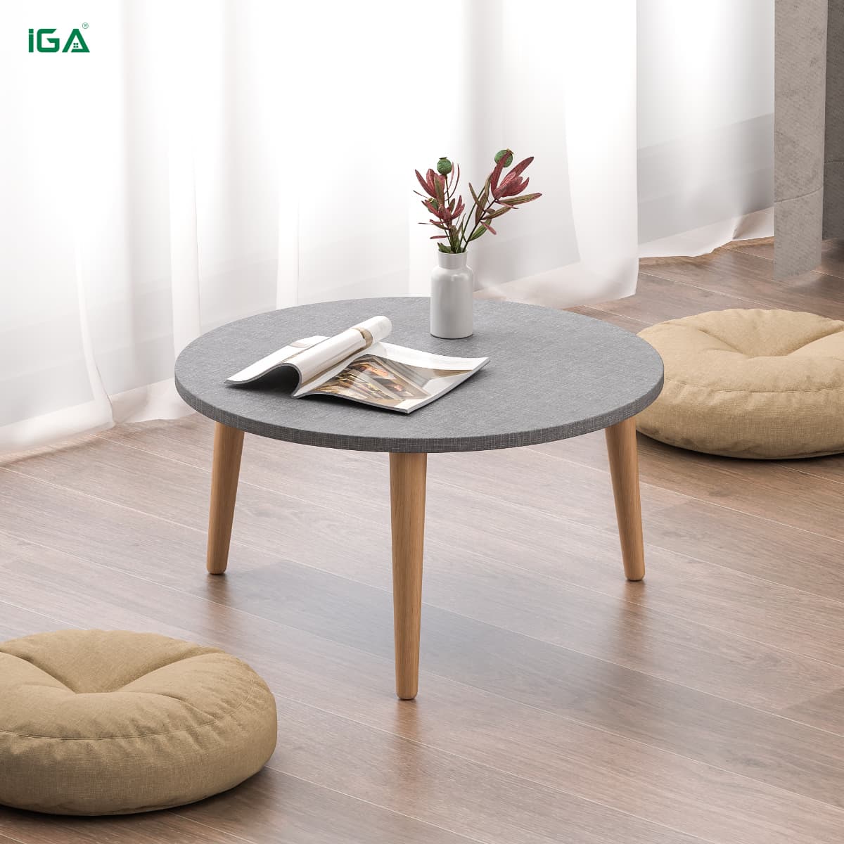 Bàn trà tròn mini