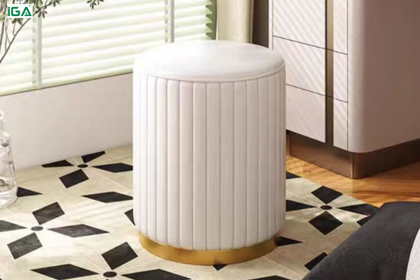 Ghế đôn tròn gỗ chắc chắn