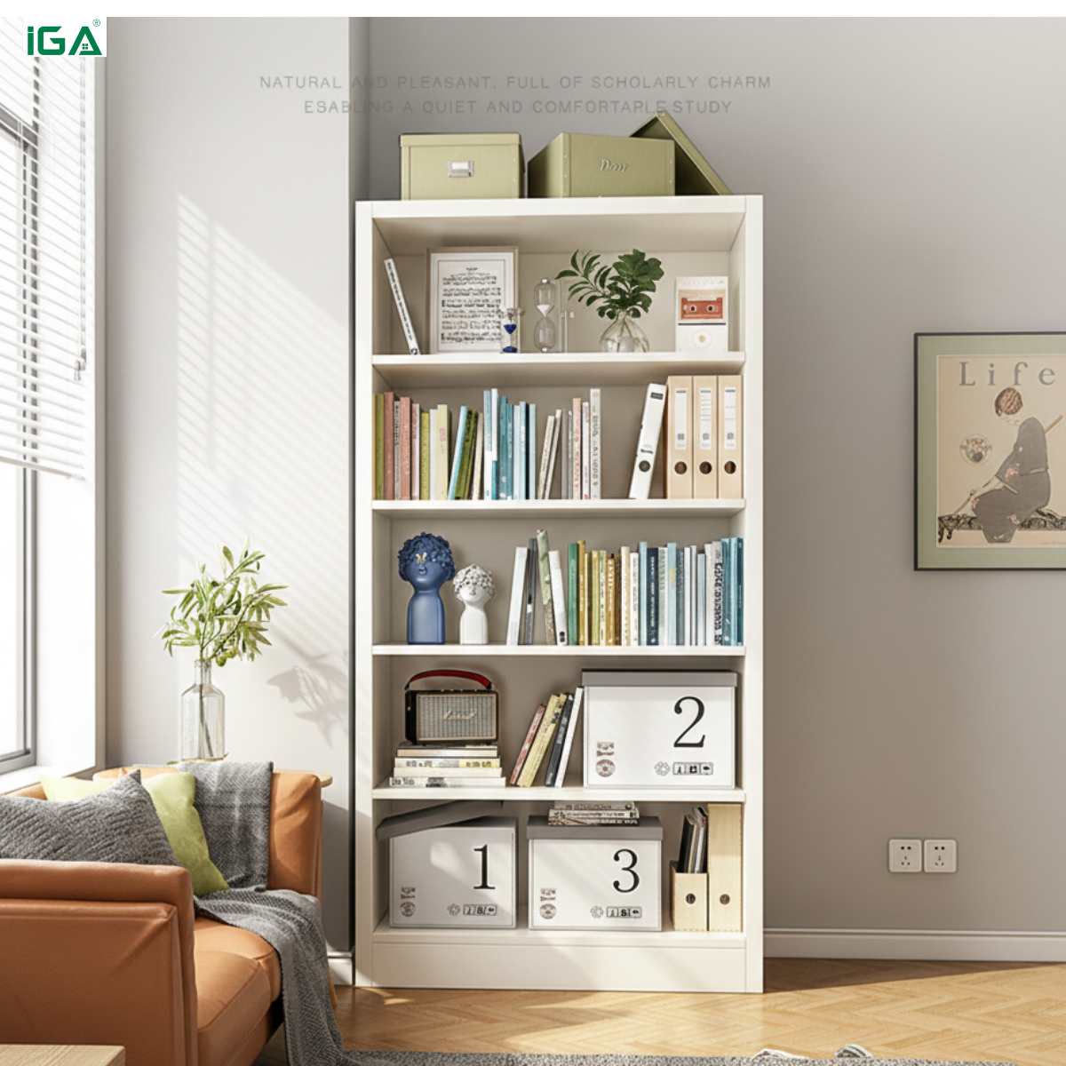 Kệ gỗ đứng bên sofa - GP250