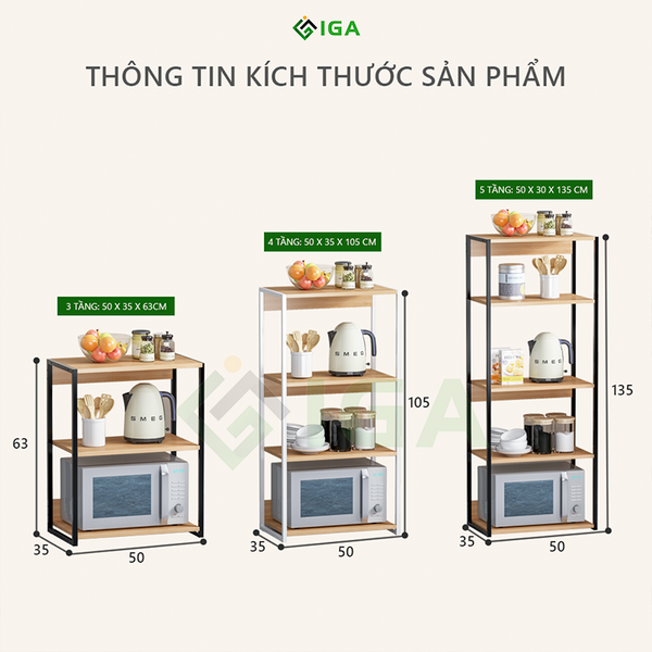 Kệ bếp đa năng Bobu - GM05 với ứng dụng thực tế