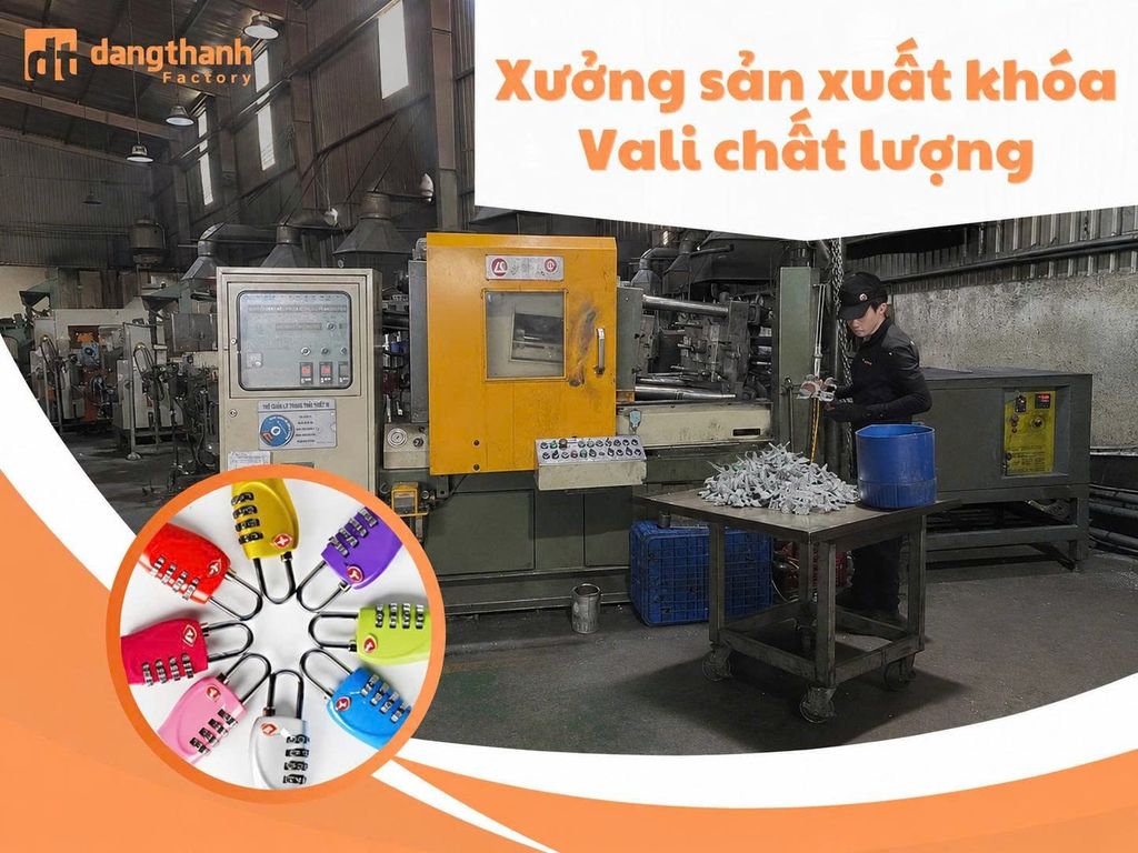 Xưởng sản xuất khóa Vali chất lượng tại Đăng Thành Factory