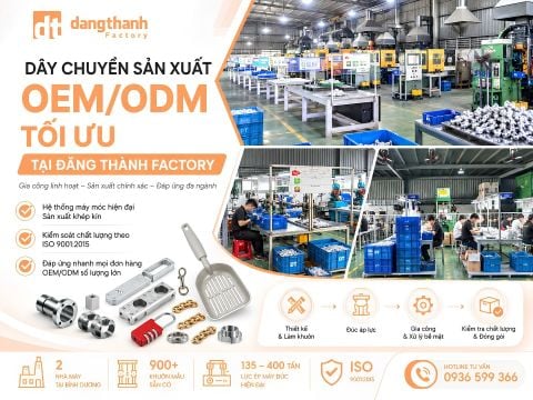 Dây chuyền sản xuất OEM/ODM tối ưu tại Đăng Thành Factory