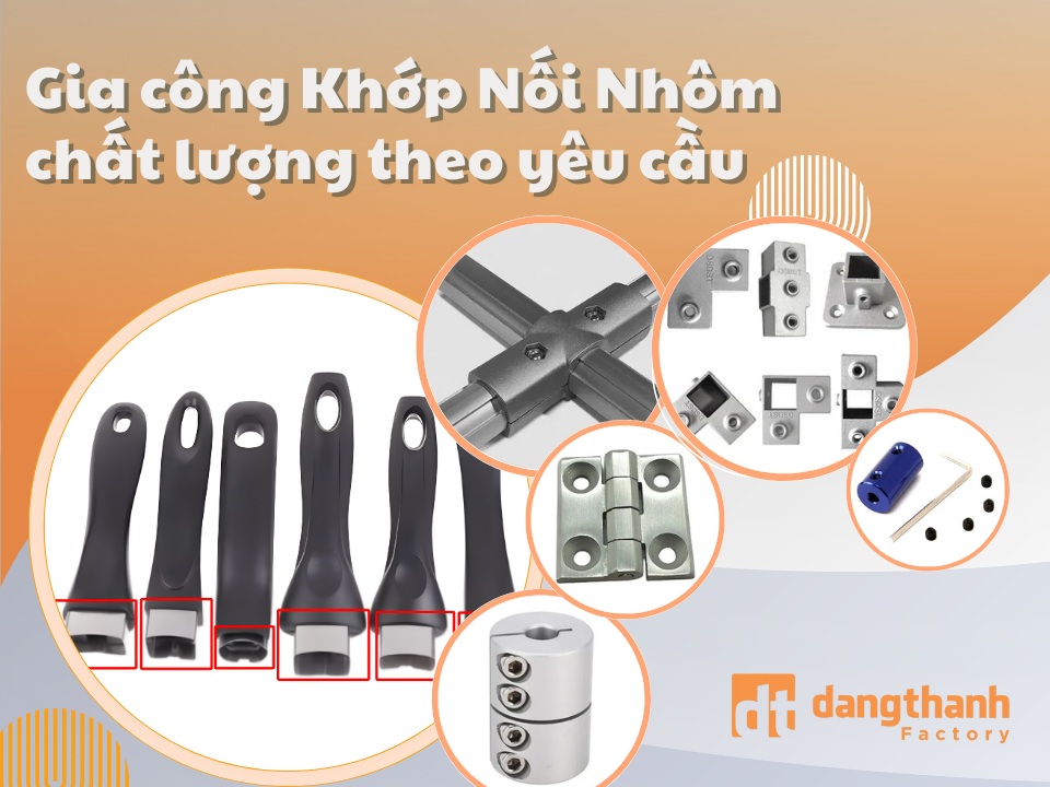 Gia công khớp nối nhôm chất lượng theo yêu cầu