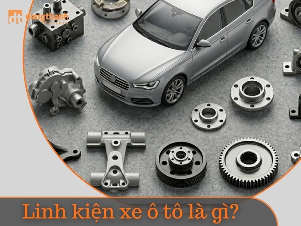 Linh kiện xe ô tô là gì? Gia công nhôm đúc áp lực chuẩn xác