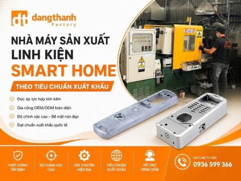 Nhà máy sản xuất linh kiện Smart Home theo tiêu chuẩn xuất khẩu