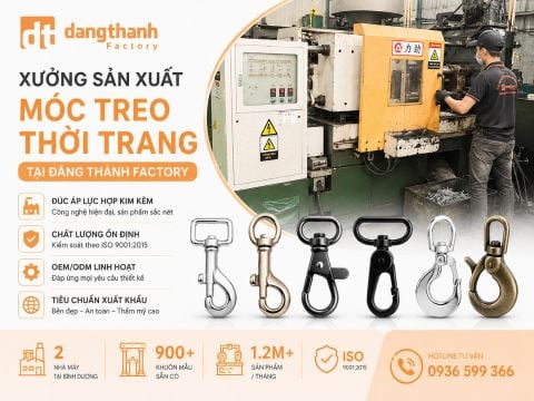 Xưởng sản xuất móc treo thời trang tại Đăng Thành Factory