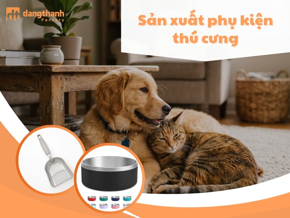 Xưởng sản xuất phụ kiện thú cưng số lượng lớn (Đúc Kẽm & Nhôm)