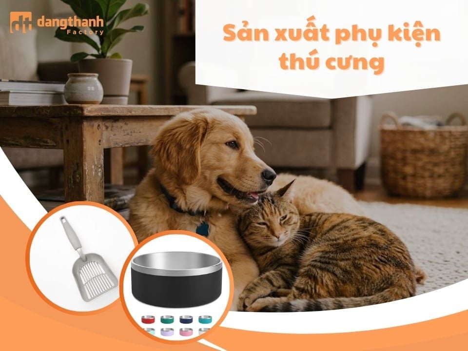 Xưởng sản xuất phụ kiện thú cưng số lượng lớn (Đúc Kẽm & Nhôm)