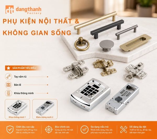 Các mẫu phụ kiện dành cho nội thất và không gian sống