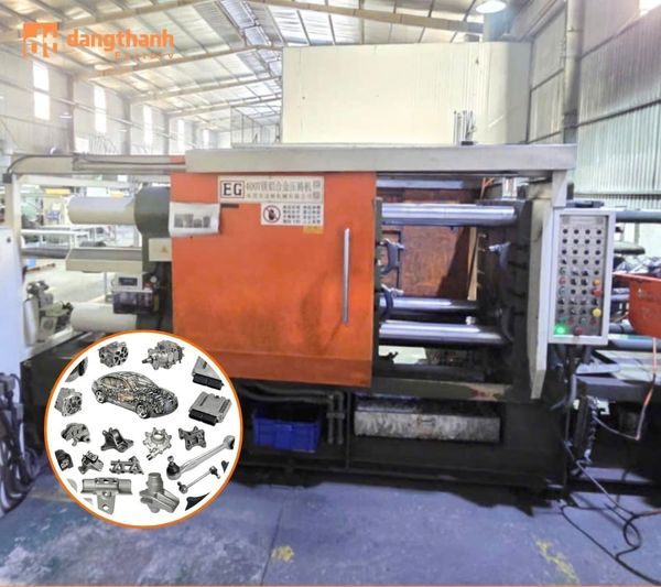 Quy trình đúc khuôn nhôm linh kiện ô tô áp lực cao