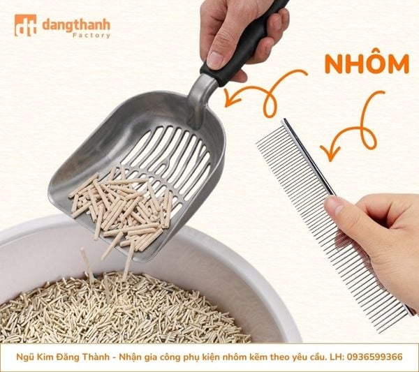 Sản xuất phụ kiện thú cưng nhôm chó mèo