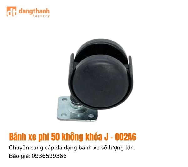 Bánh xe phi 50 không khoá