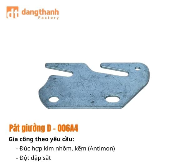 dịch vụ sản xuất pát giường sắt D - 006a4