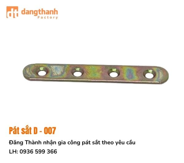 Gia công pát sắt D-007