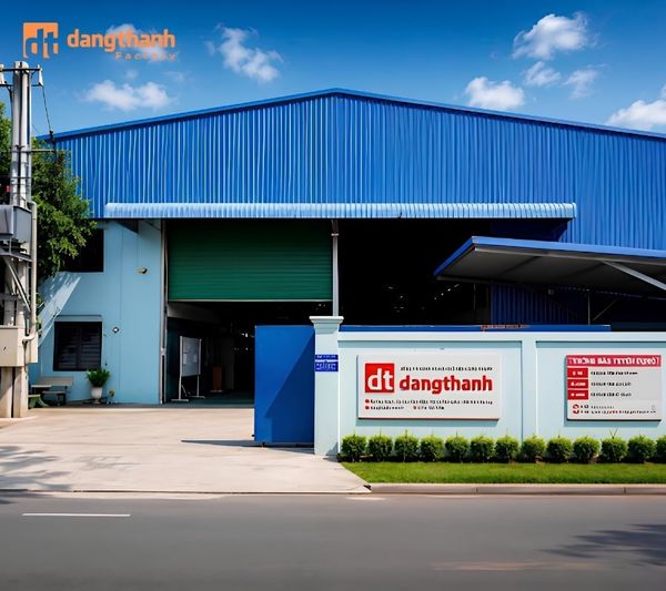 Không gian bên trong nhà xưởng quy mô 1600m2 tại Đăng Thành