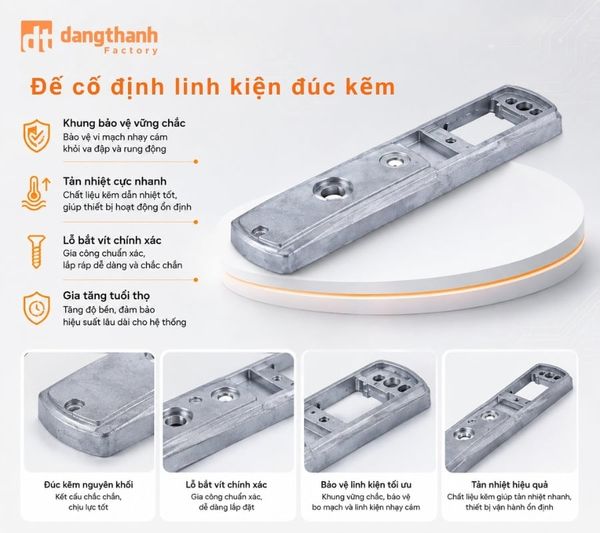 Mẫu đế cố định linh kiện đúc kẽm chịu lực cao