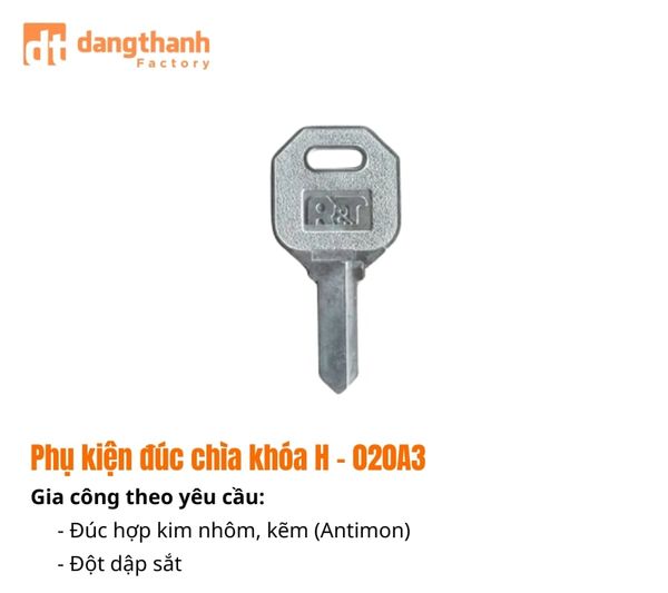 phụ kiện đúc kẽm chìa khoá