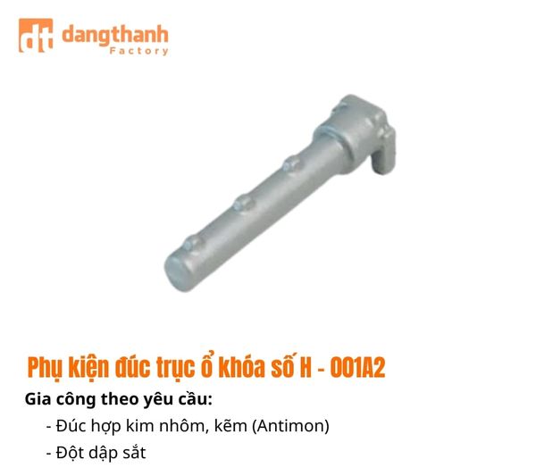 phụ kiện đúc kẽm trục ổ khoá số