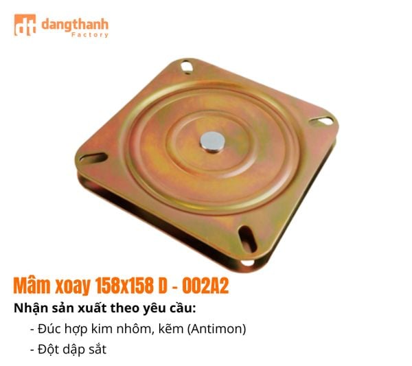 Xưởng sản xuất mâm xoay ghế theo yêu cầu