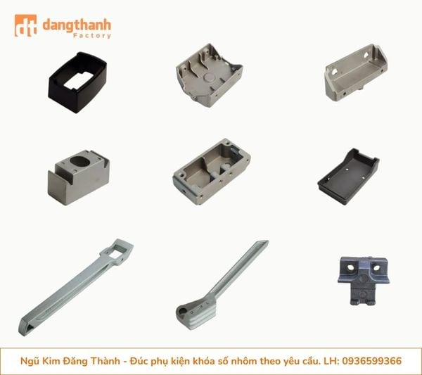 Đúc phụ kiện khóa số nhôm theo yêu cầu