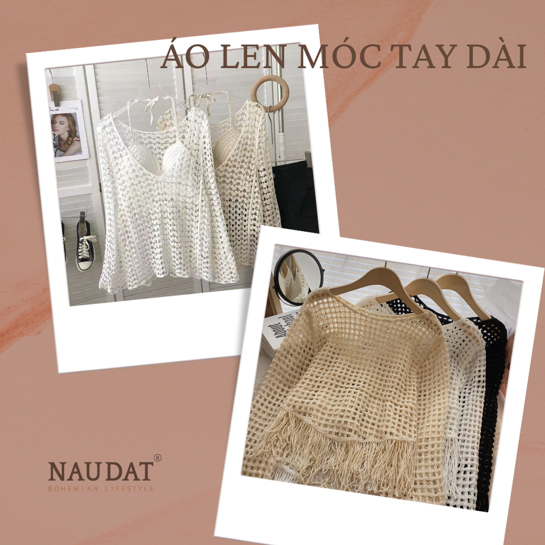Áo Len Móc Tay Dài - Xu Hướng Thu Đông 2025