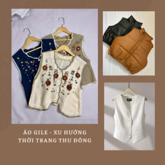 Áo Gile Nữ: Xu Hướng Mix & Match Thu Đông Được Săn Đón Nhất