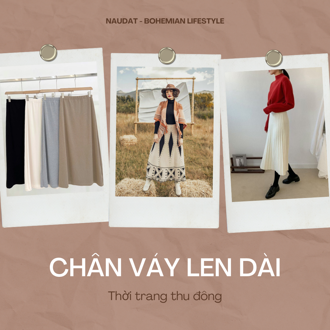 Chân Váy Len Dài – Item Không Thể Thiếu Trong Tủ Đồ Mùa Lạnh