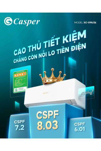 Điều Hòa Casper 9000 cho chung cư