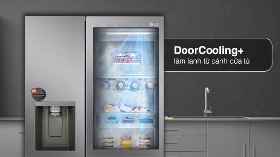 Khám phá công nghệ DoorCooling+ trên tủ lạnh LG – Giữ lạnh đều, bảo quản thực phẩm tươi ngon hơn