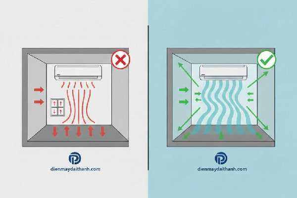 Bí quyết chọn công suất và vị trí lắp điều hòa chuẩn để tiết kiệm điện